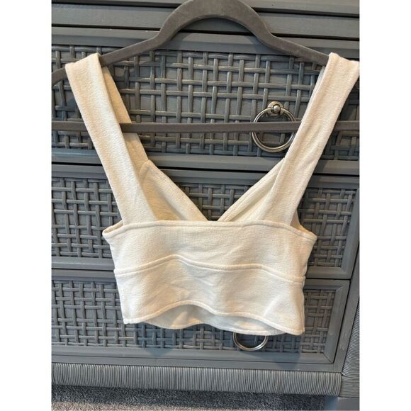 NWOT Madewell Cutout Knot Front Tank Top Lighthouse, Small $50 E15 - Picture 8 of 9